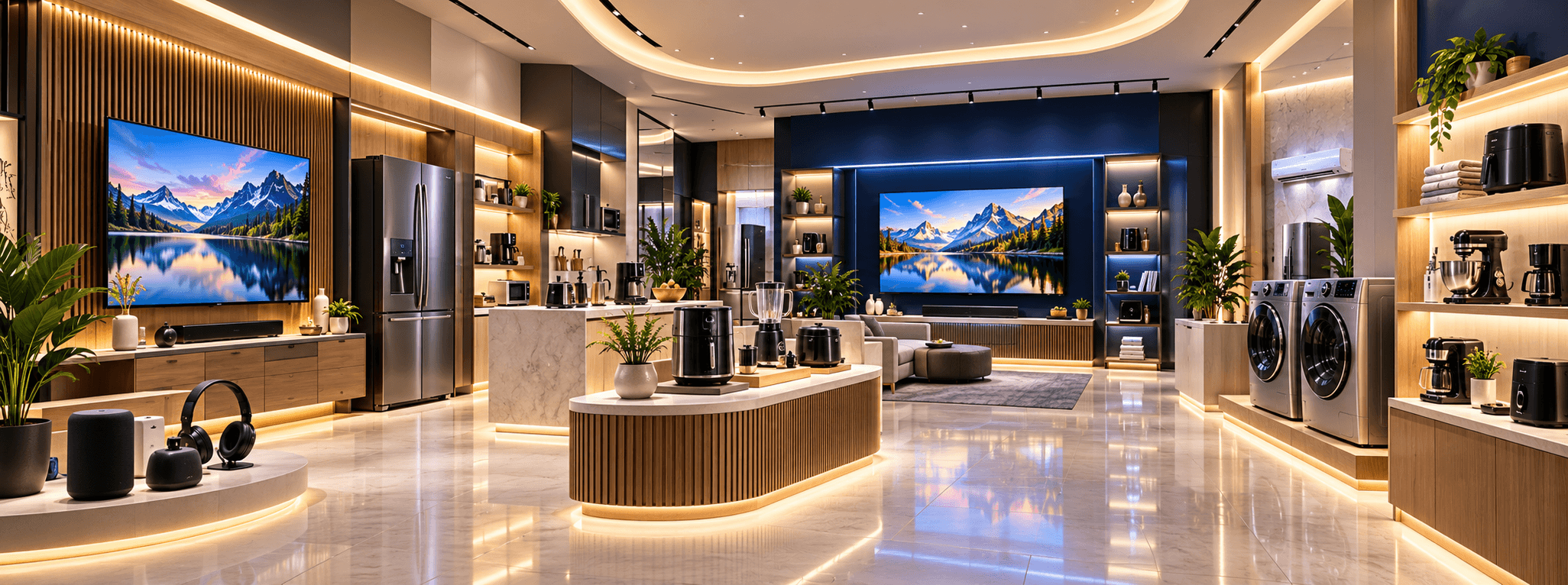 Inside an Onicals electronics showroom